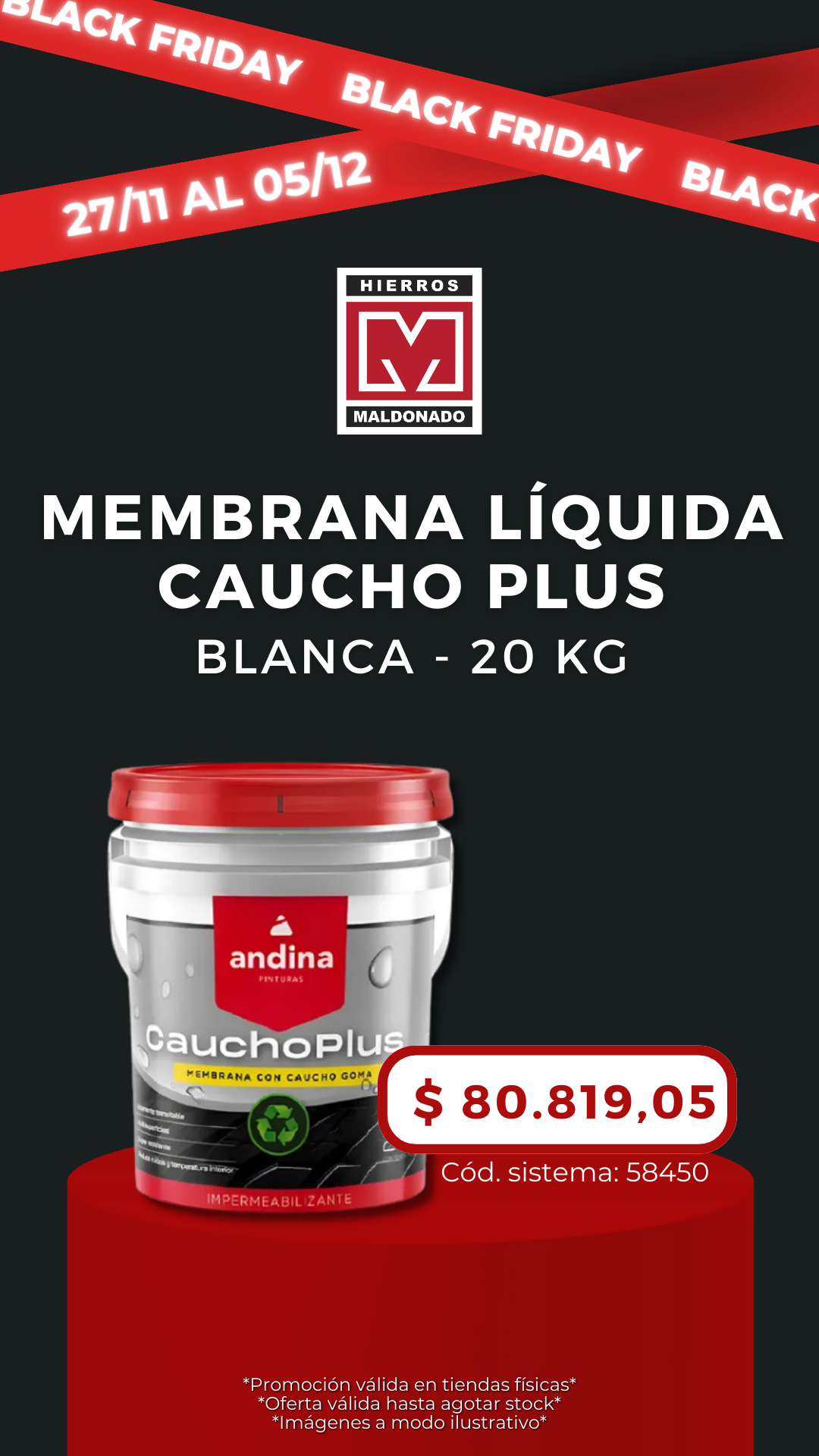 historia maldonado black friday membrana