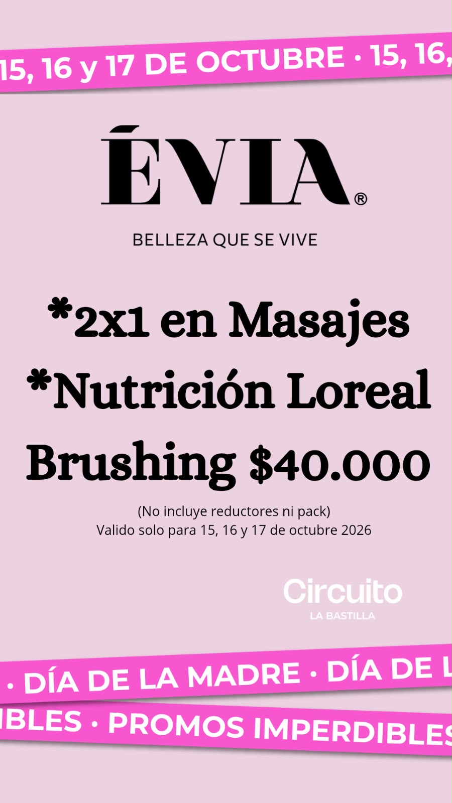 EVIA — SALE DAY 15, 16 y 17 de octubre de 2026