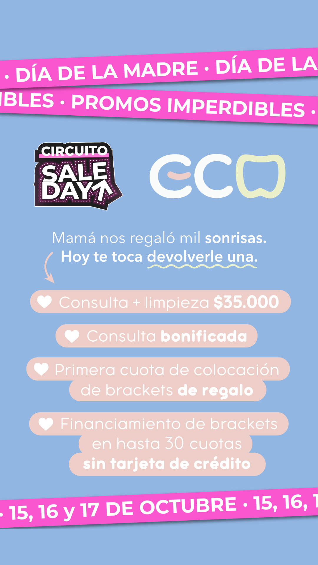 Eco — SALE DAY 15, 16 y 17 de octubre de 2026