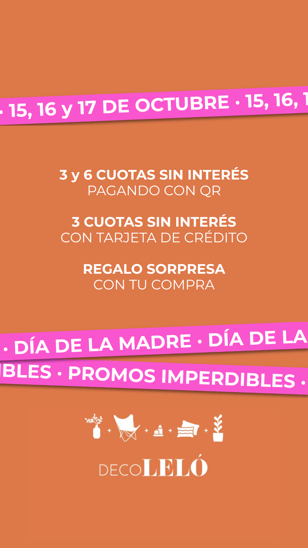 decolelo — SALE DAY 15, 16 y 17 de octubre de 2026
